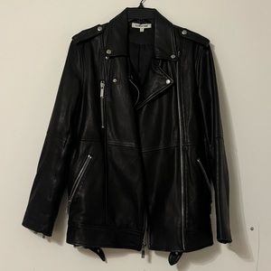 ELIZABETH AND JAMES RENLEY LEATHER JACKET